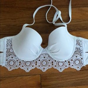 Aerie White Bikini Top